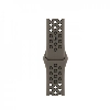 Умные часы Apple Watch Series 8 41 мм Starlight Aluminium Case with Olive Grey/Black NIKE Sport Band, размер S/M